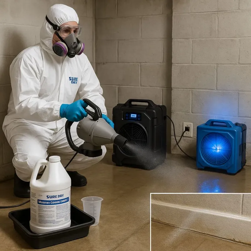 Sanitization and Odor Removal process in Taylors Falls, MN