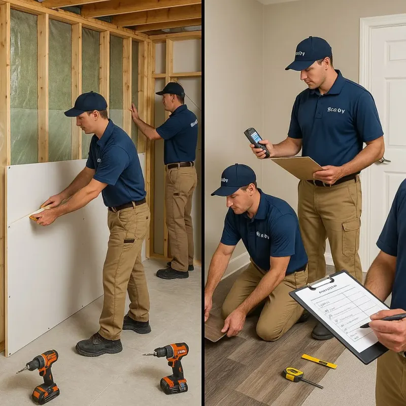 Repairs and Reconstruction process in Taylors Falls, MN